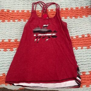 Cowgirl Tuff Red Graphic Tank